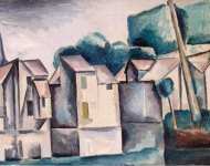 Derain Andre Houses on the Waterfront  - Hermitage